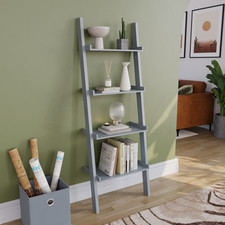 York Ladder Shelf Bookcase 3 4 5 Tier Display Storage Shelving Unit Stand Rack