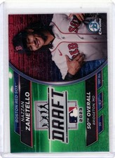 NAZZAN ZANETELLO - Red Sox -2023 Bowman Chrome Draft Night Green Refractor 66/99