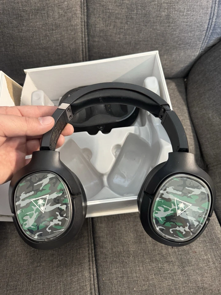 Turtle Beach Elite 800X Rx Green Camo Headband Headsets For Gaming: Xbox/PS - Immagine 2 di 4
