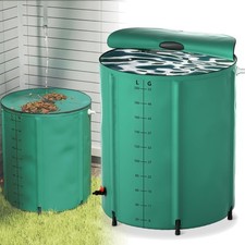 Regentonne Regenwassertank 200L faltbar Garten Wassertank Regenfass