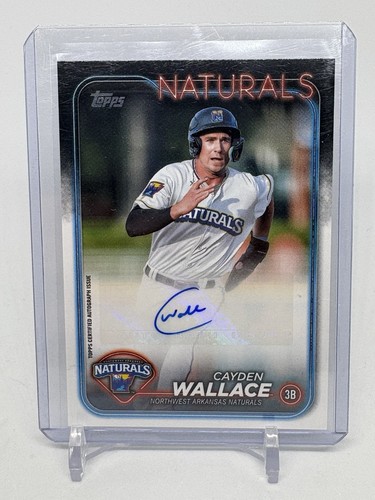 2024 Topps Pro Debutto Cayden Wallace Auto (E900) - Foto 2 di 4
