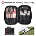 Byootique Travel Makeup Brush Holder Bag Cosmetic Brush Organizer Rococo 2 Pack — photo 3