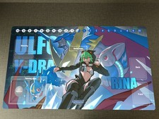 Digimon Playmat CCG DTCG TCG Mouse Pad Rina Shinomiya Trading Card Game Mat
