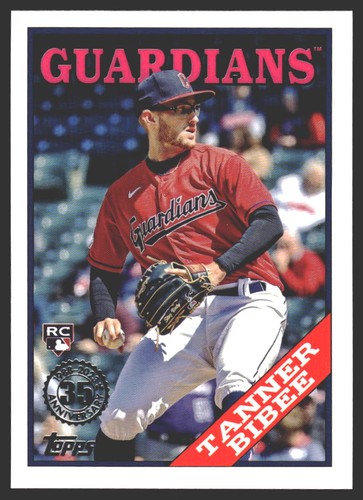 Tanner Bibee #88US-16 2023 Topps Update 1988 card