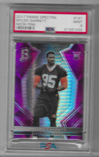 MYLES GARRETT 2017 PANINI SPECTRA NEON PINK RC /15 PSA 9 POP 1