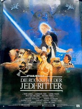 Die R&uuml;ckkehr der Jedi Ritter-Orgi.Kino Plakat Poster-STAR WARS-A1-Gerollt!Selten