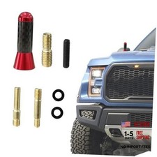 Car Short Antenna Replacement Carbon Fiber - Universal For Most Vehicles Red