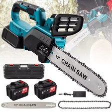 Tronçonneuse à batterie électrique sans fil + 2 batteries