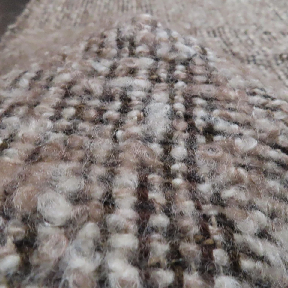 Manta con flecos de lana pura tejida a mano Avoca Handweavers hecha en Irlanda Foto 4 de 4