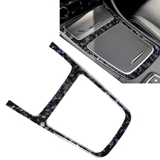Forged Carbon Car Storage Box Cover Trim For Benz A-Class CLA180 CLA200 13-18