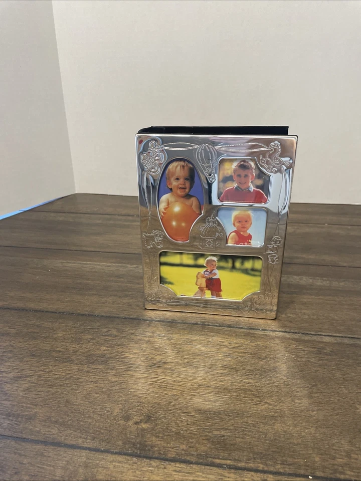 Marco de álbum de bebé plateado para 100 fotos 4x6 Foto 4 de 4