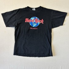 Vintage Hard Rock Cafe T-Shirt Mens Large Orlando FL Single Stitch 90s USA Made