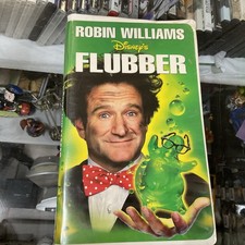 Disney 1998 Flubber VHS Tape Robin Williams, Clamshell Case