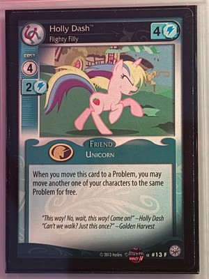 MLP CCG, Holly Dash, Flighty Filly, Premiere, #13 F, alpha