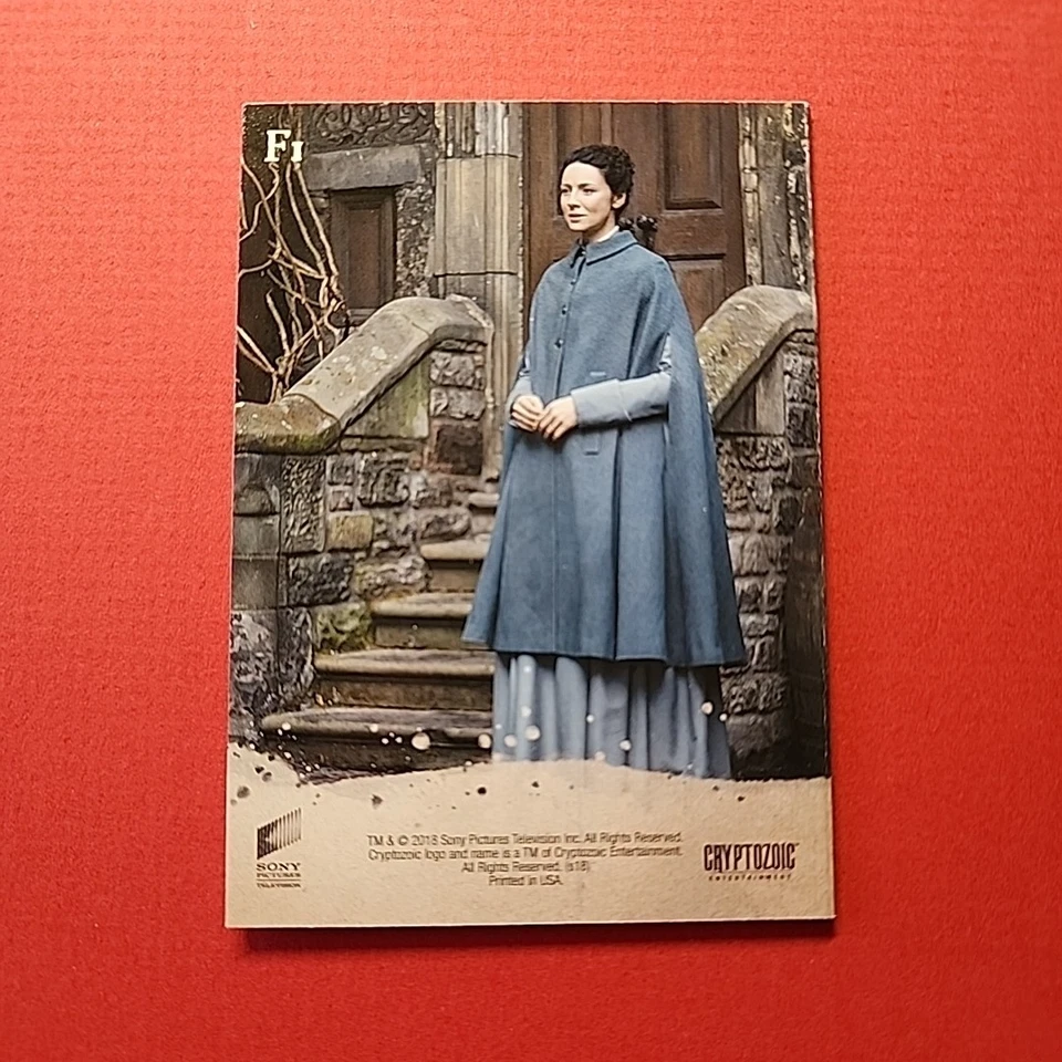 6-0-1-NS PWE-THICK . outlander 3 . cryptozoic 2018 A. Malcolm Folding Card #F1 - Image 2 of 3