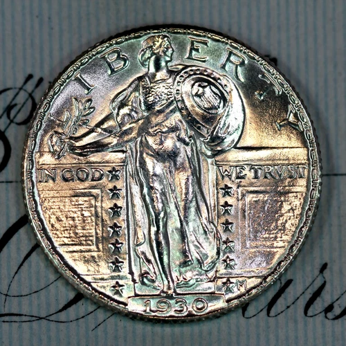* 1930-P FH * PRISTINE+ GEM BU MS STANDING LIBERTY QUARTER * FROM COLLECTION