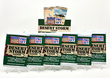 1991 Pro Set Desert Storm Trading Card (6) Six Packs 60 Cards Total -War History