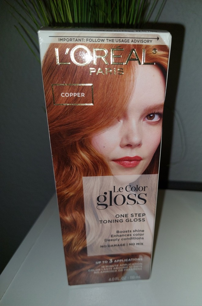 L'Oreal Le Color Gloss 4 oz Copper Hair Dye Vibrant Shine Rare Tone