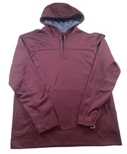 BCG Hoodie Performance Fleece Moisture Wicking Men's XL Maroon Hooded Sweatshirt