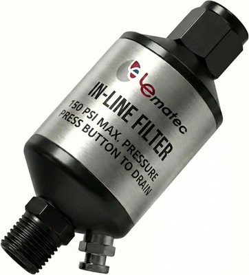 Air Compressor Water Separator - 1/4'' NPT Inline Filter & Air Line Water Separat