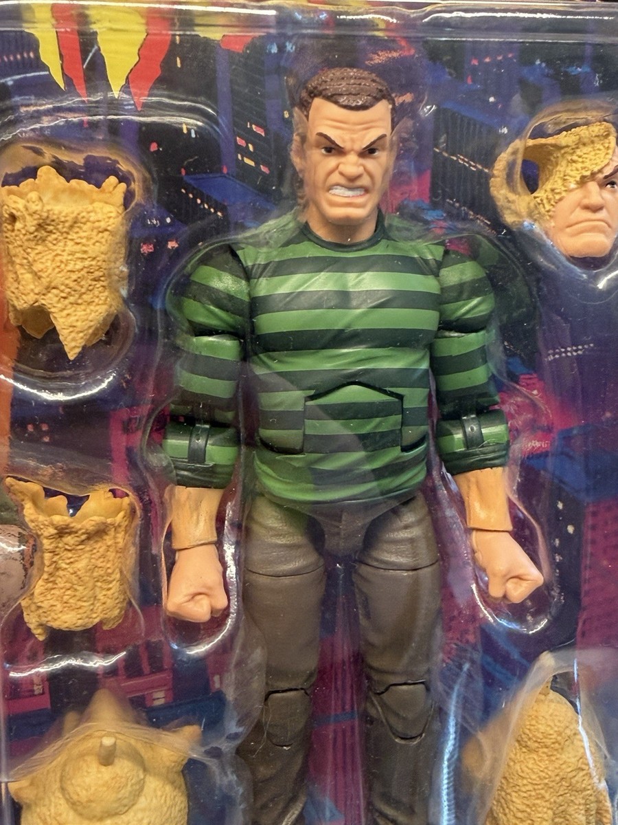 New 2021 Hasbro Marvel Legends Spider-Man Sandman 6-inch Retro