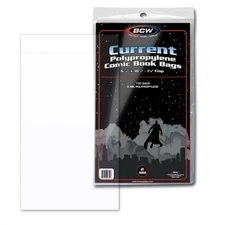 Case of 1000 BCW Current / Modern Comic Book Archival Poly Bags - 6 7/8 X 10 1/2