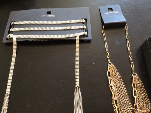 20 New Pieces Jewelry Earrings Necklace Pierced SAKS Outlet Off Fifth Pins - Picture 7 of 7