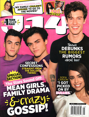 J-14 Magazine May 2019 The Dolan Twins Shawn Mendes w/ BTS 5SOS Posters