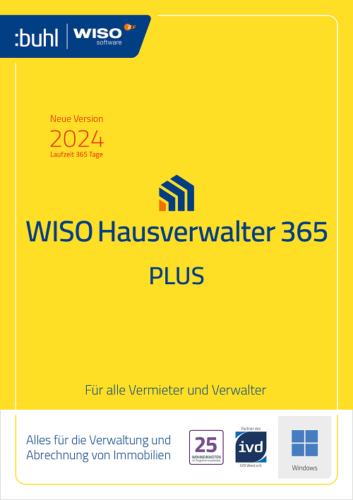 Download-Version WISO Hausverwalter 365 Plus 25 Wohneinheiten - Bild 1 von 1