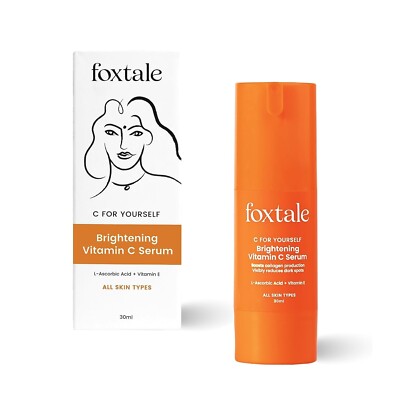 Foxtale ,C for Yourself Vitamin C Serum 15% L-Ascorbic Acid and 1% Vitamin E30g,