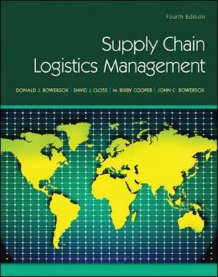 Supply Chain Logistics Management by Donald Bowersox  (2012, Hardcover)