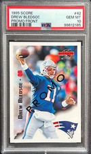 1995 SCORE DREW BLEDSOE PROMO FRONT #42 PSA 10 GEM MINT~ POP 2 - No others