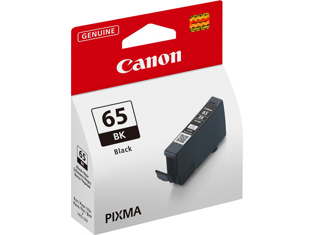 CLI-65bk Canon cartouche d'encre noire CLI-65 pour imprimante jet d'encre Pixma pro200 noir