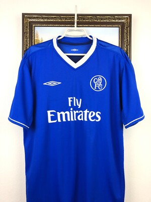 Chelsea Home football shirt 2003 Soccer Umbro Jersey Mens Trikot