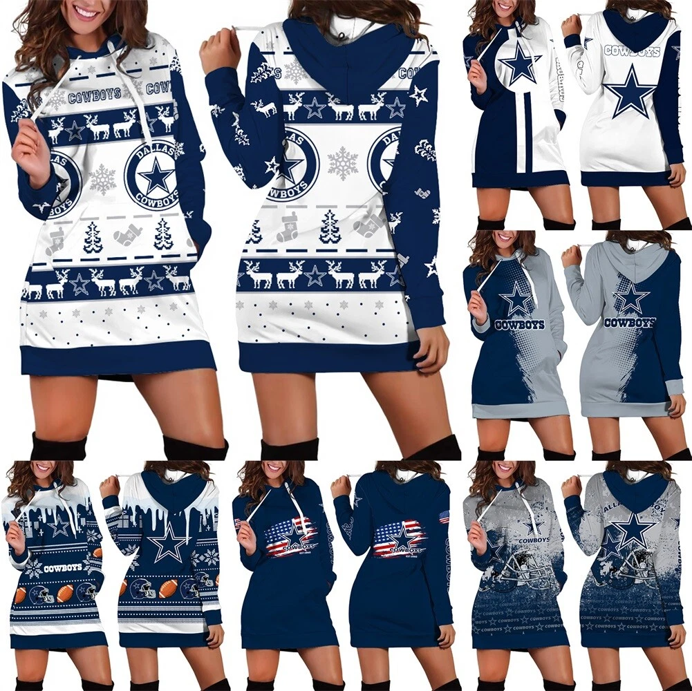 Cowboys store hoodie dress