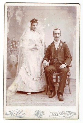 Jacob Hille HILLE PHOTOGRAPHY Antique *Original* Cabinet Photo