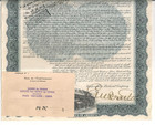 #A0599 1925 Revenue FRANCE on 1897 New York Central & Hudson River on $1000 bond — photo 2
