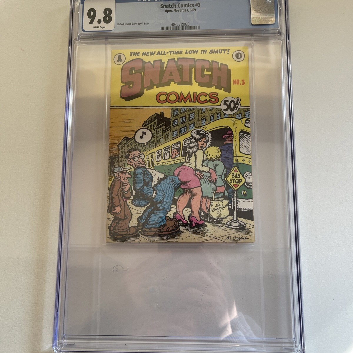 Snatch Comics #3 1st Print Apex Novelties CGC 9.8 White Pages | eBay