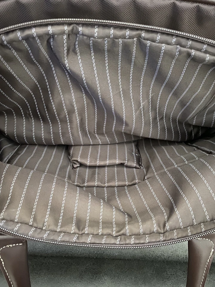 Bolso de Trabajo Chaps Marrón Borgoña Mujer Laptop Bolso de Hombro Equipaje Foto 3 de 4