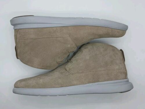 Johnnie-O Herren Chill Chukka Wildleder Leder Stiefel Stiefel Größe 11,5 Taupe - Bild 6 von 9