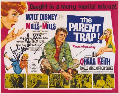 Hayley Mills HAND SIGNED 8x10 Photo Autograph, The Parent Trap, Pollyanna, Act J