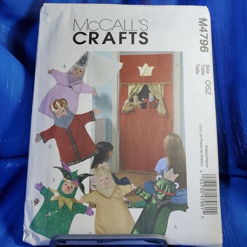 Lote de 4 patrones de guantes y marionetas de calcetines maestros mamás abuelas diversión con lectura NUEVO - Imagen 5 de 5