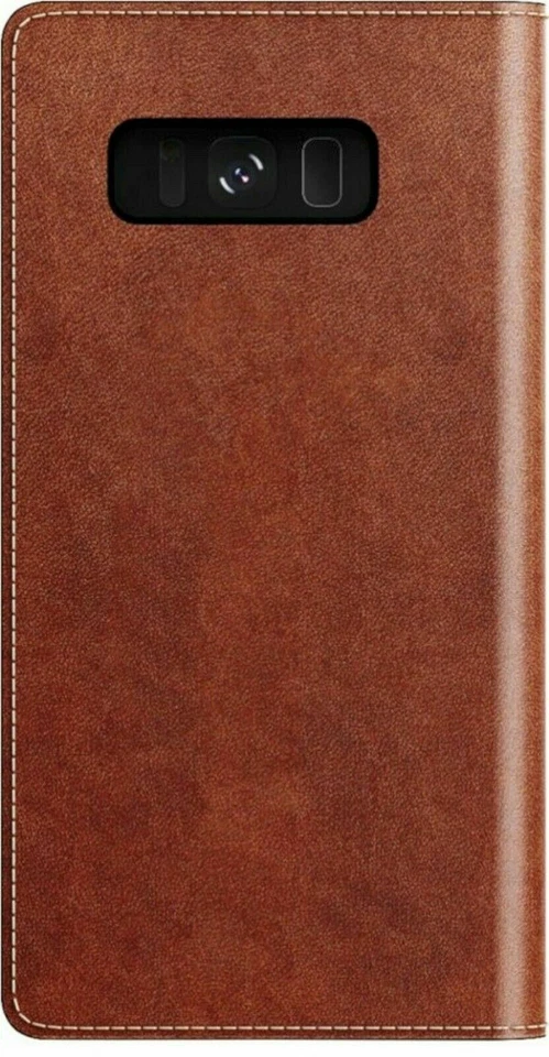 NUEVA Funda Folio Cuero Nomad Horween para Samsung Galaxy Note8 Marrón Pátina Resistente Foto 3 de 4