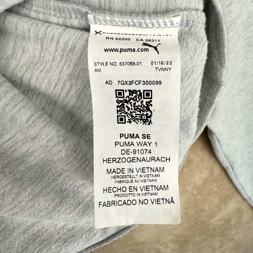 Maglione PUMA Cloudspun Uomo XL Grigio Erica Love Golf Girocollo Elasticizzato Felpa - Foto 15 di 17