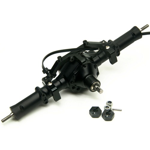 Alloy Front Axle/Rear Axle Set w/ 4WD Differential LOCK For 1:10 RC AXIAL SCX10 - Picture 4 of 15