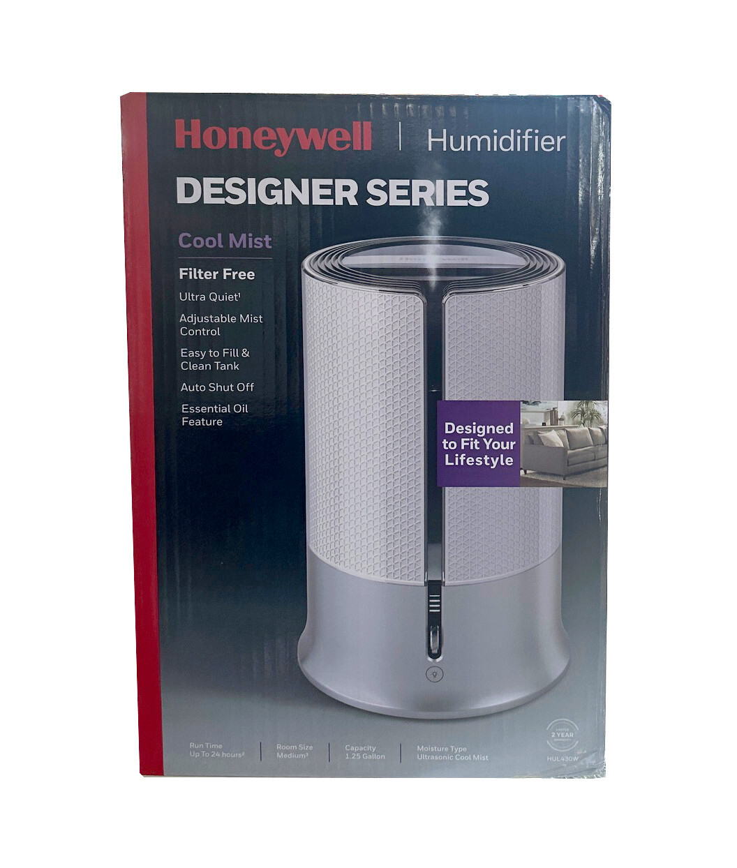 Hul430w White Filter Free New !!