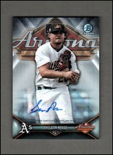 2018 Bowman Chrome '17 AFL Fall Stars Autographs Sheldon Neuse Auto 40/150 NM-MT