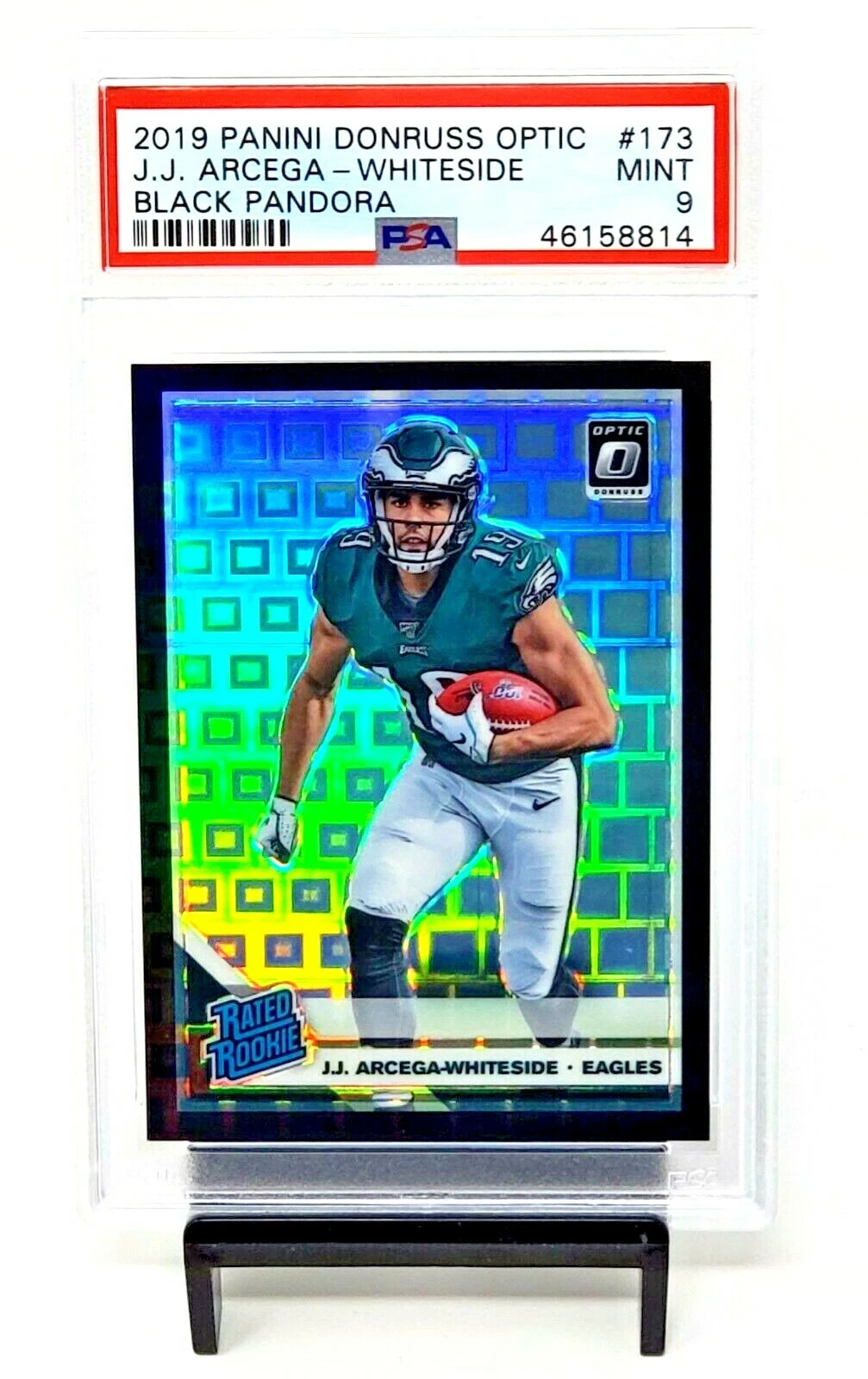 JJ Arcega-Whiteside Panini Donruss Optic #173 Black Pandora