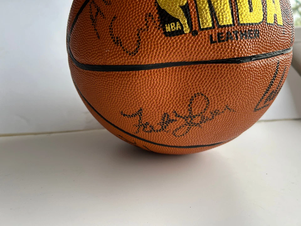 Trailblazers - Nuggets Autografiado 1987-88 NBA Baloncesto Certificado de Autenticidad Bas Salón de la Fama Foto 3 de 4