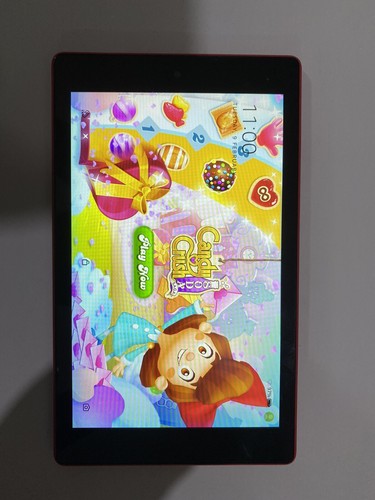 Red Kindle Fire 7 9inch Tablet Amazon 16GB unlocked Grade B